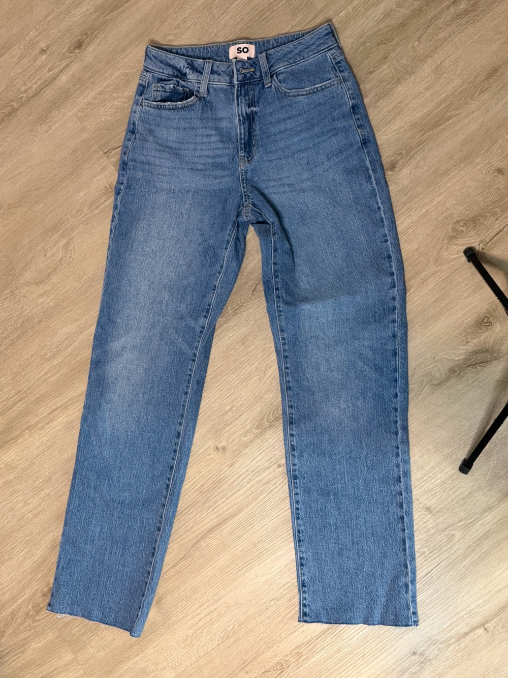 SO Women’s Light Blue Straight Jeans